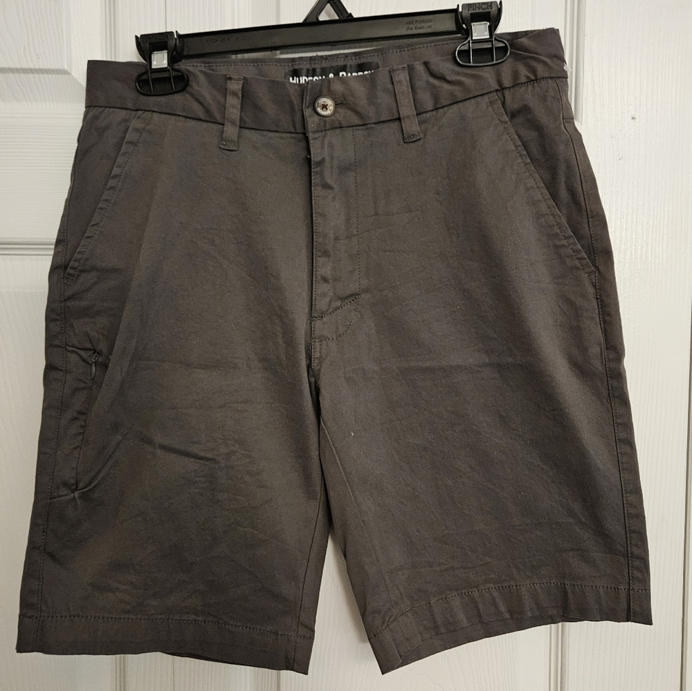 Hudson and Barrow Men's Shorts Gray 30